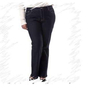 New DARK wash denim in size 22W